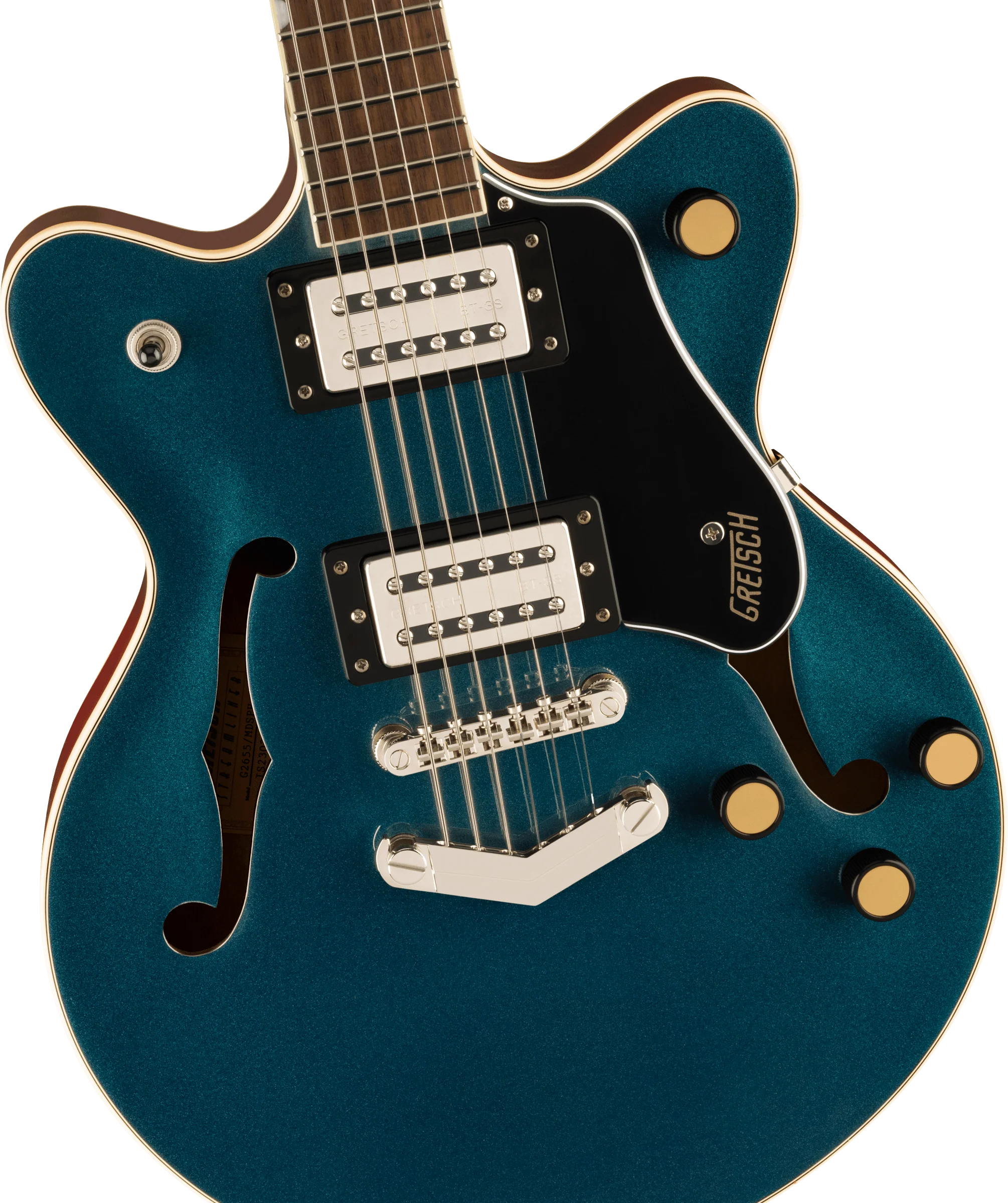 Gretsch G2655 Streamliner Center Block Jr. Double-Cut with V-Stoptail, Broad'Tron BT-3S pickups - Image 11