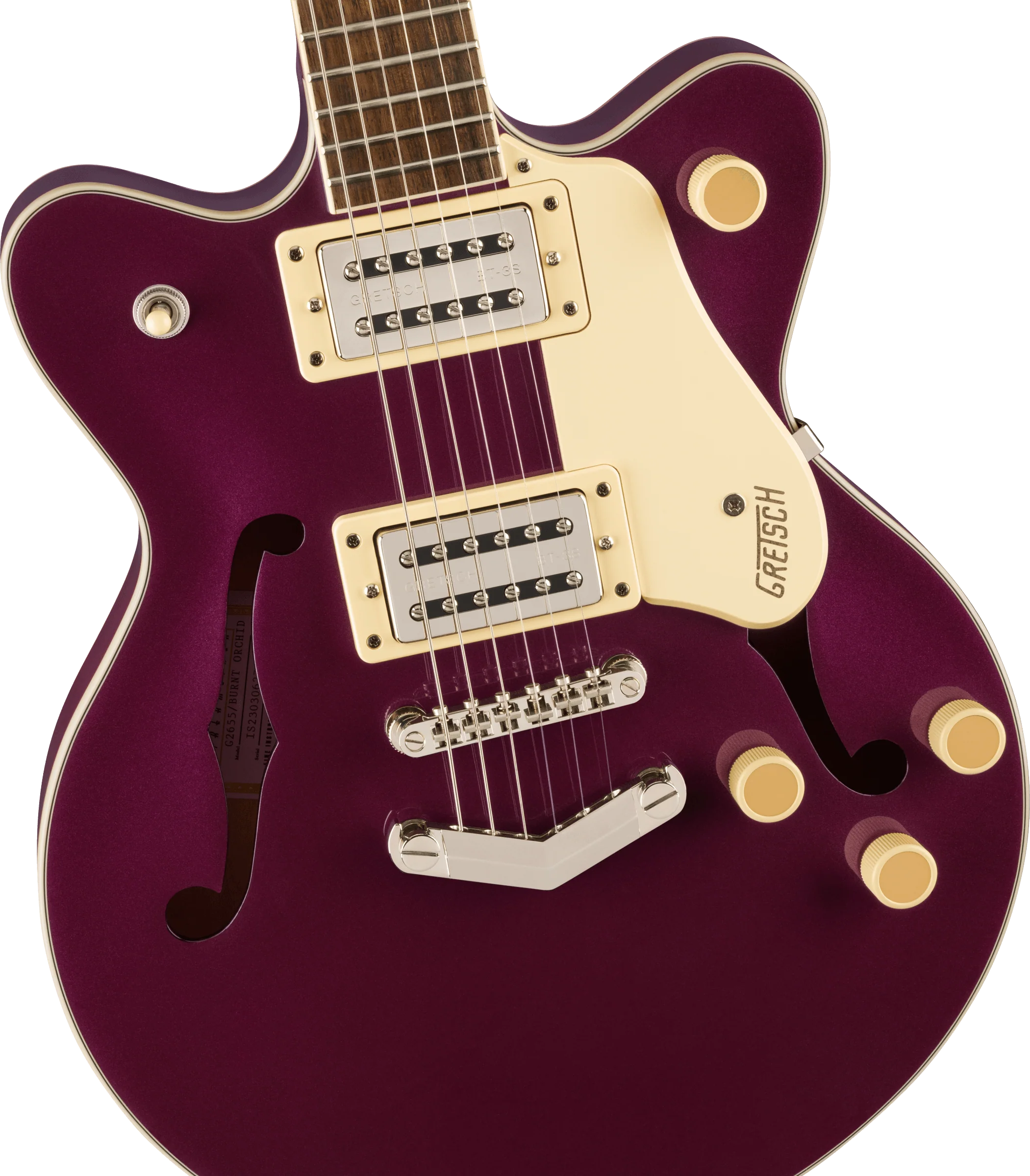 Gretsch G2655 Streamliner Center Block Jr. Double-Cut with V-Stoptail, Broad'Tron BT-3S pickups - Image 5