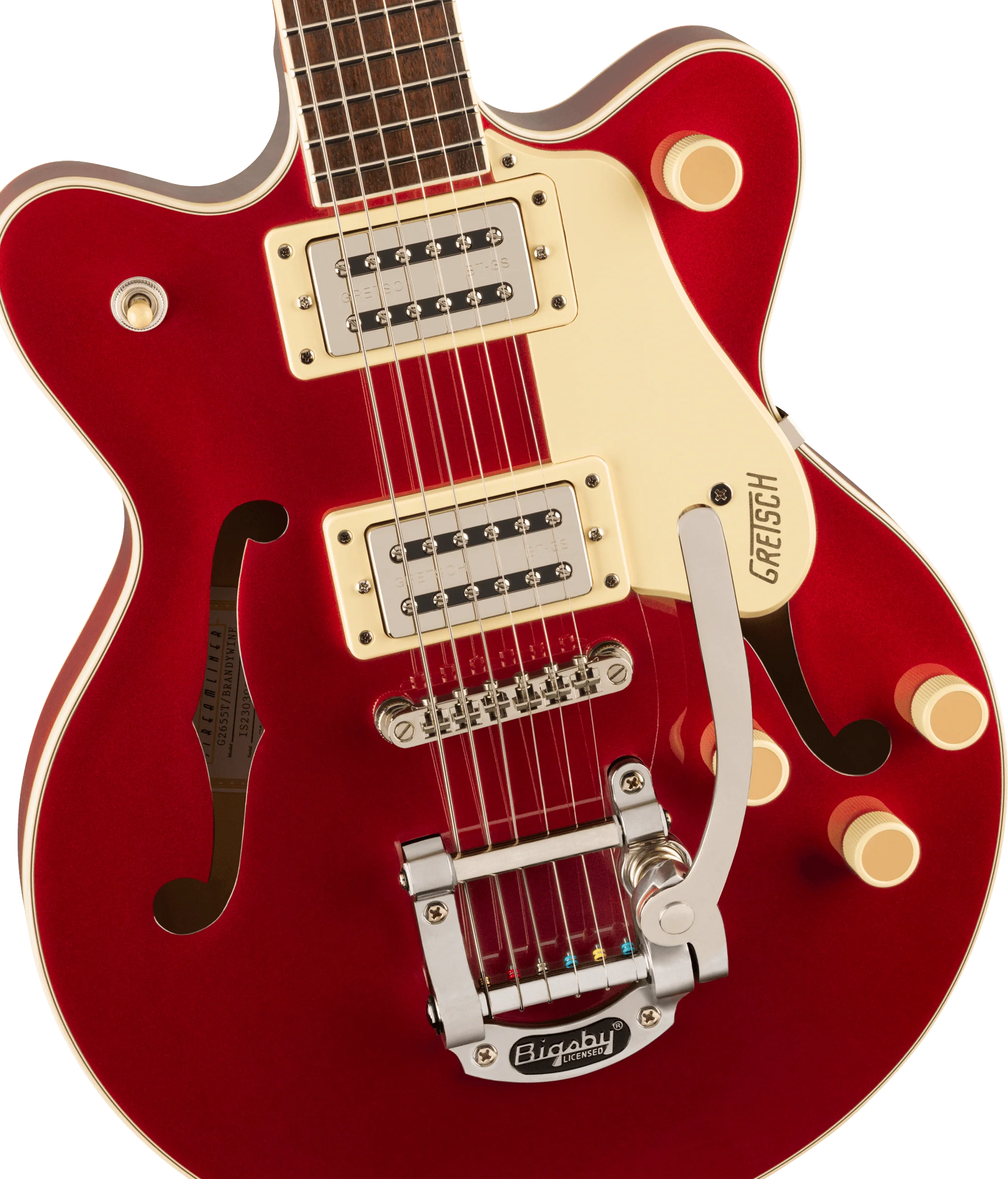 Gretsch G2655T Streamliner Center Block Jr. Double-Cut with Bigsby, Broad'Tron BT-3S Pickups - Image 11