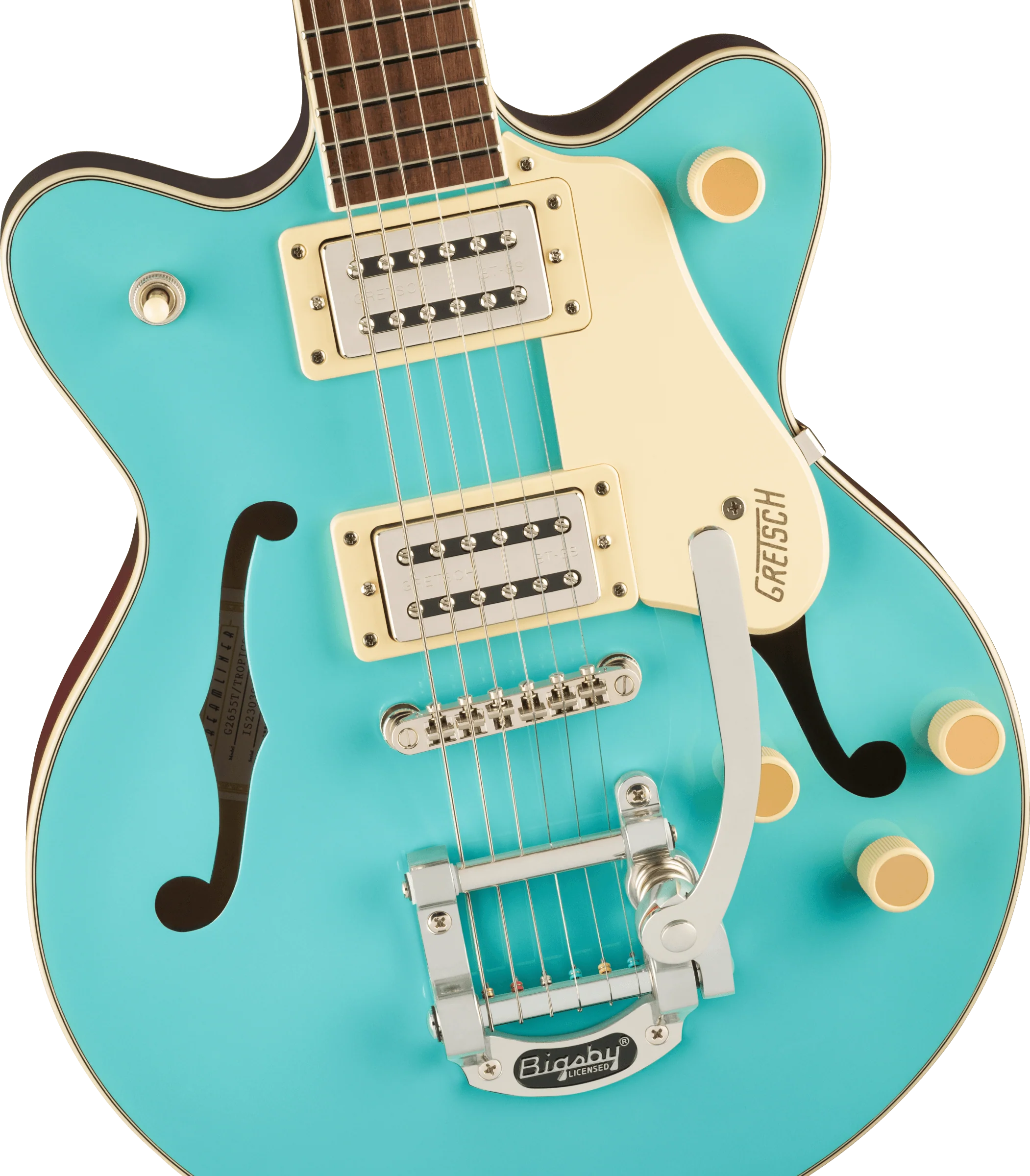 Gretsch G2655T Streamliner Center Block Jr. Double-Cut with Bigsby, Broad'Tron BT-3S Pickups - Image 5