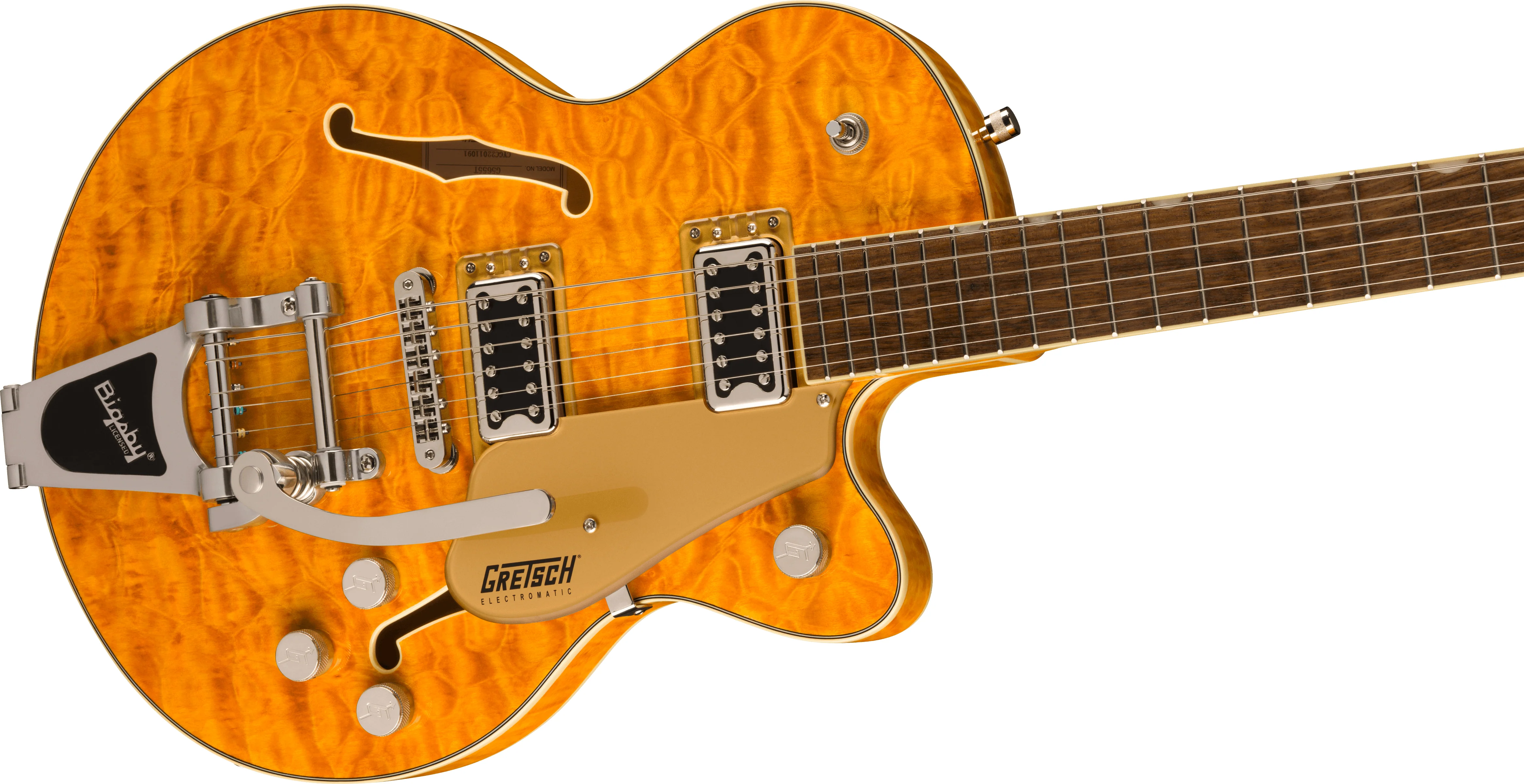 Gretsch G5655T-QM Electromatic Center Block Jr. Single-Cut Quilted Maple with/ Bigsby - Image 10