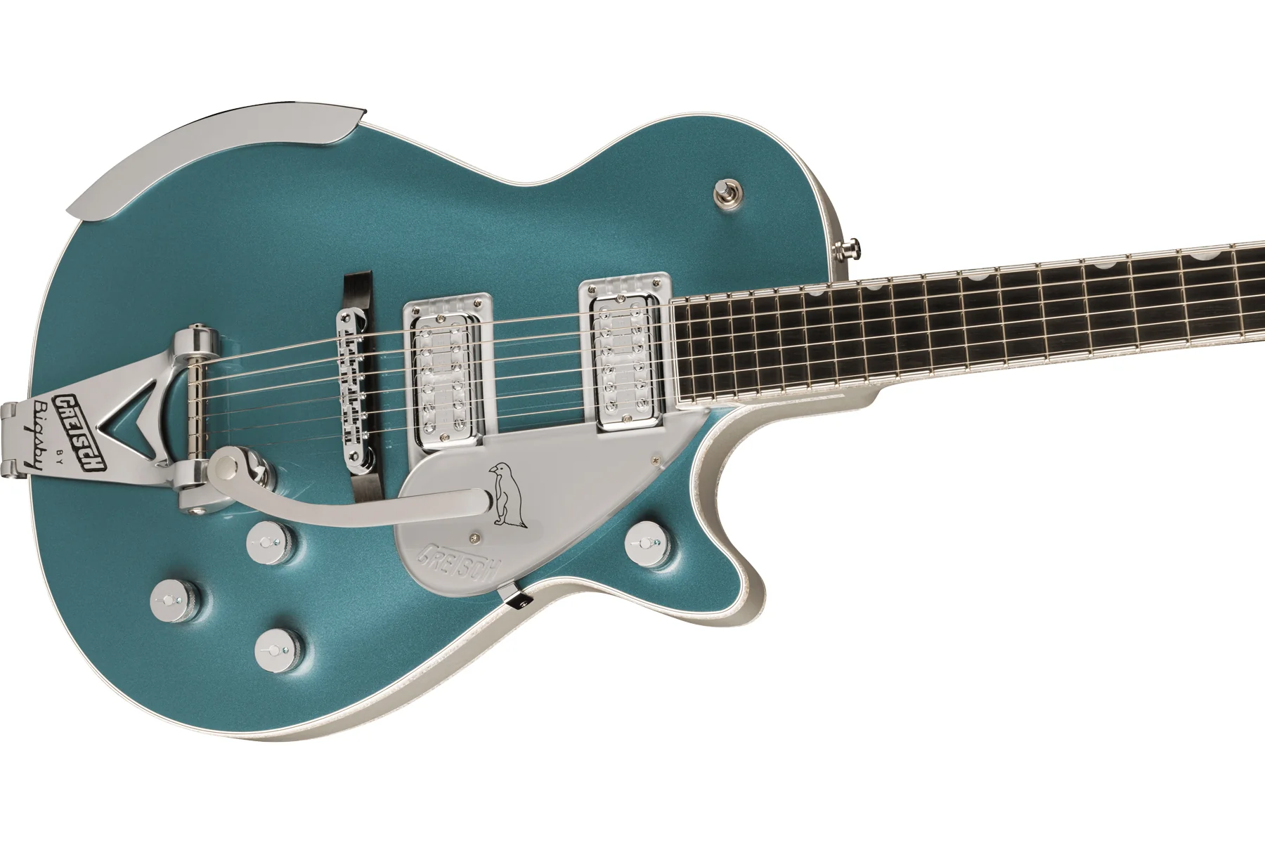 Gretsch G6134T-140 LTD 140th Double Platinum Penguin with String-Thru Bigsby - Image 3