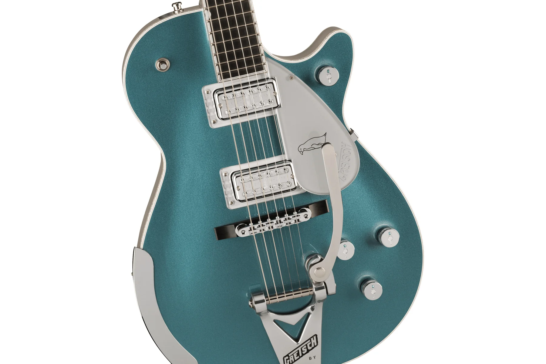 Gretsch G6134T-140 LTD 140th Double Platinum Penguin with String-Thru Bigsby - Image 6
