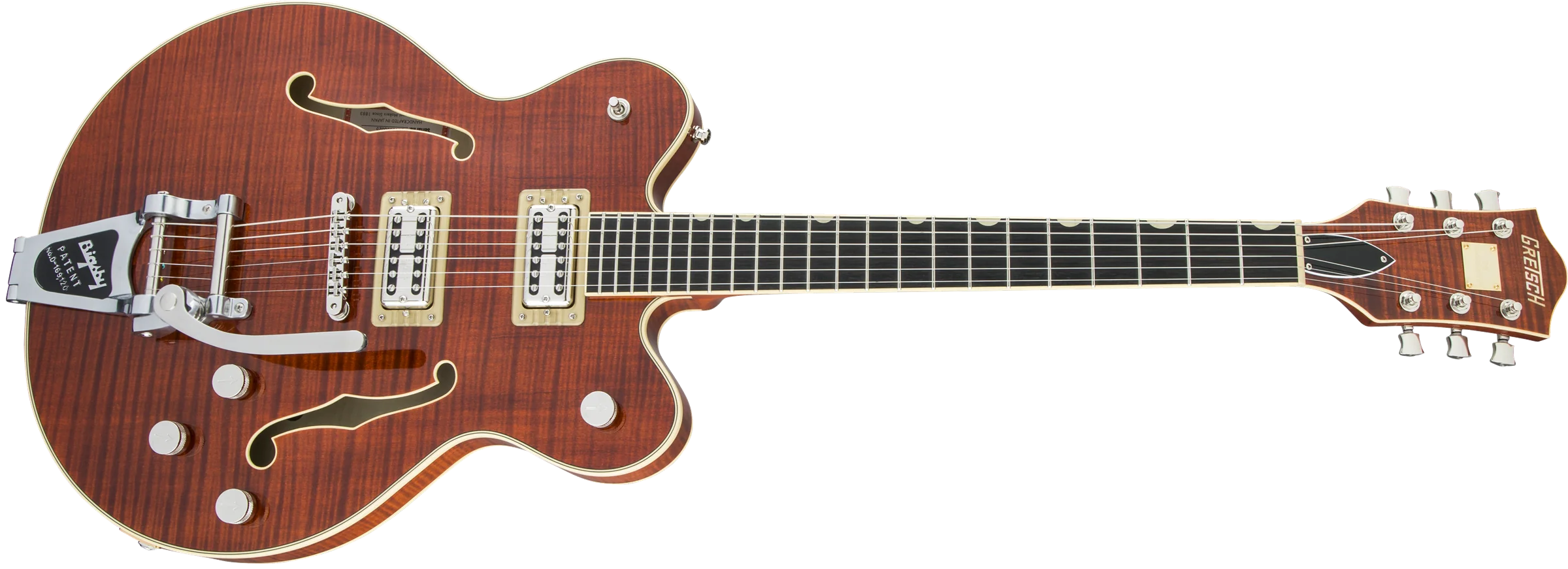 Gretsch G6609TFM Players Edition Broadkaster Center Block Double-Cut with String-Thru Bigsby - Image 3