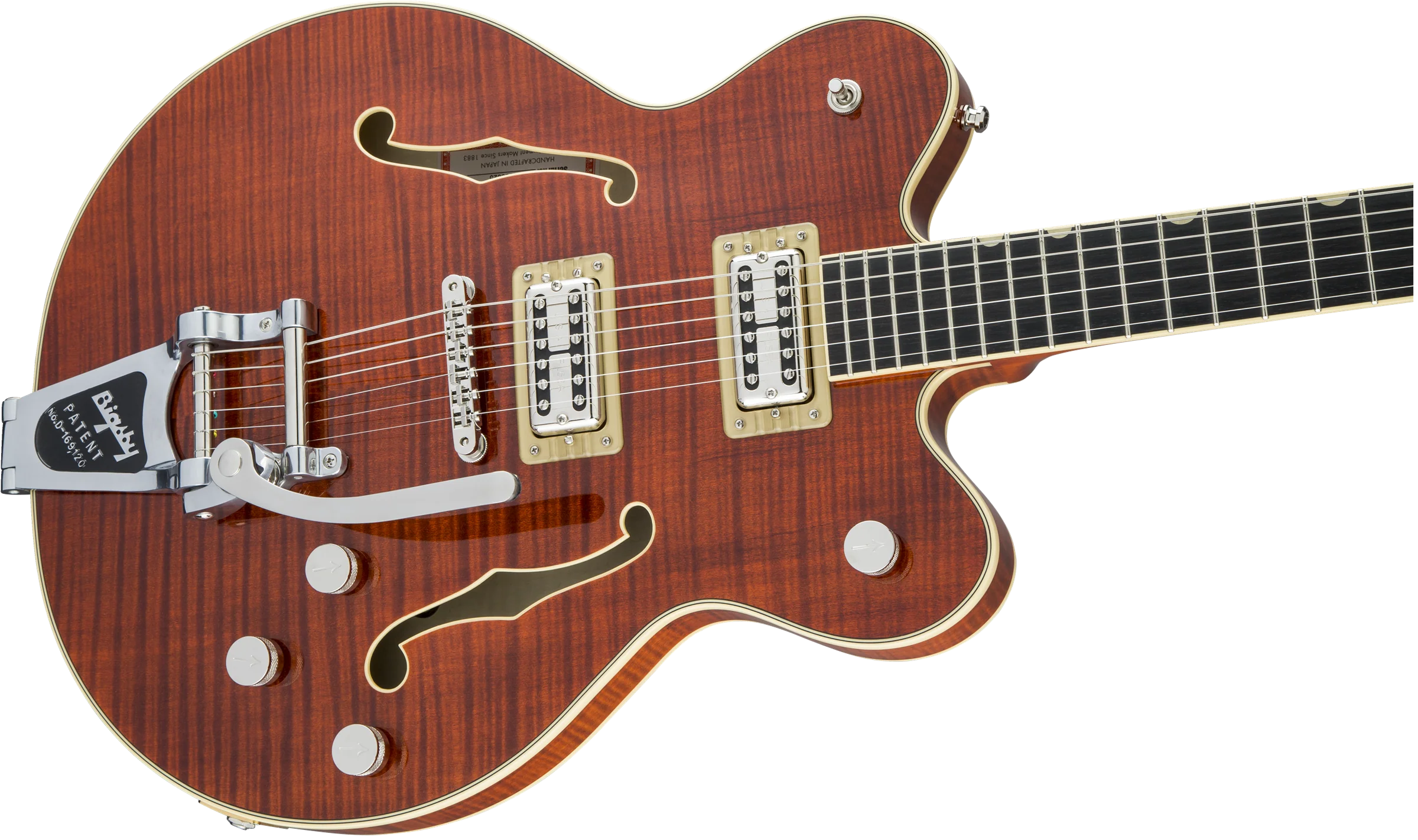 Gretsch G6609TFM Players Edition Broadkaster Center Block Double-Cut with String-Thru Bigsby - Image 5