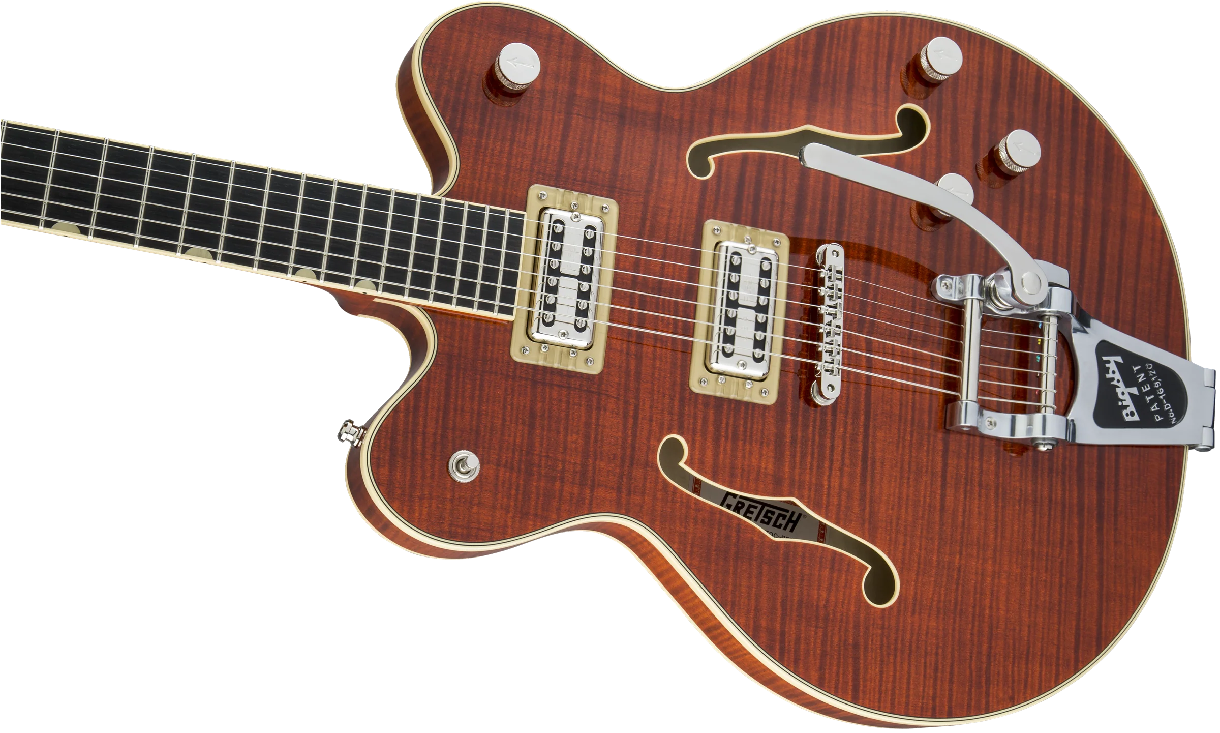 Gretsch G6609TFM Players Edition Broadkaster Center Block Double-Cut with String-Thru Bigsby - Image 6