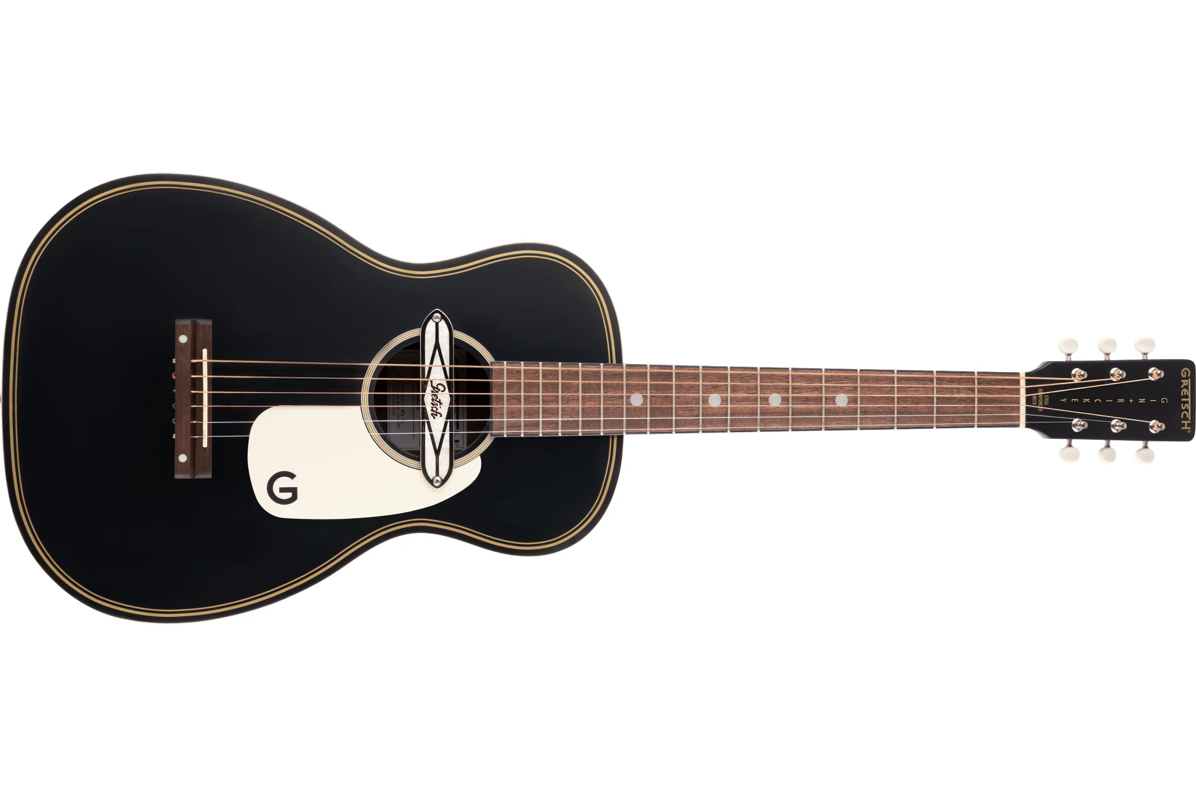 Gretsch G9520E Gin Rickey Acoustic/Electric Smokestack Black - Image 4
