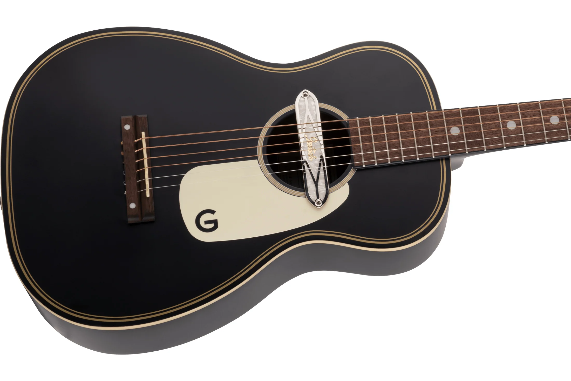 Gretsch G9520E Gin Rickey Acoustic/Electric Smokestack Black - Image 5