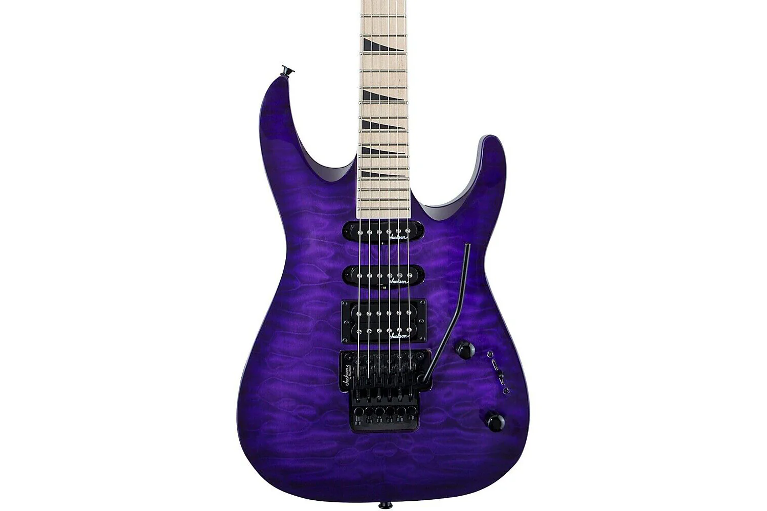 Jackson Special Edition JS34Q Dinky DKA-M QM, Transparent Purple - Image 3