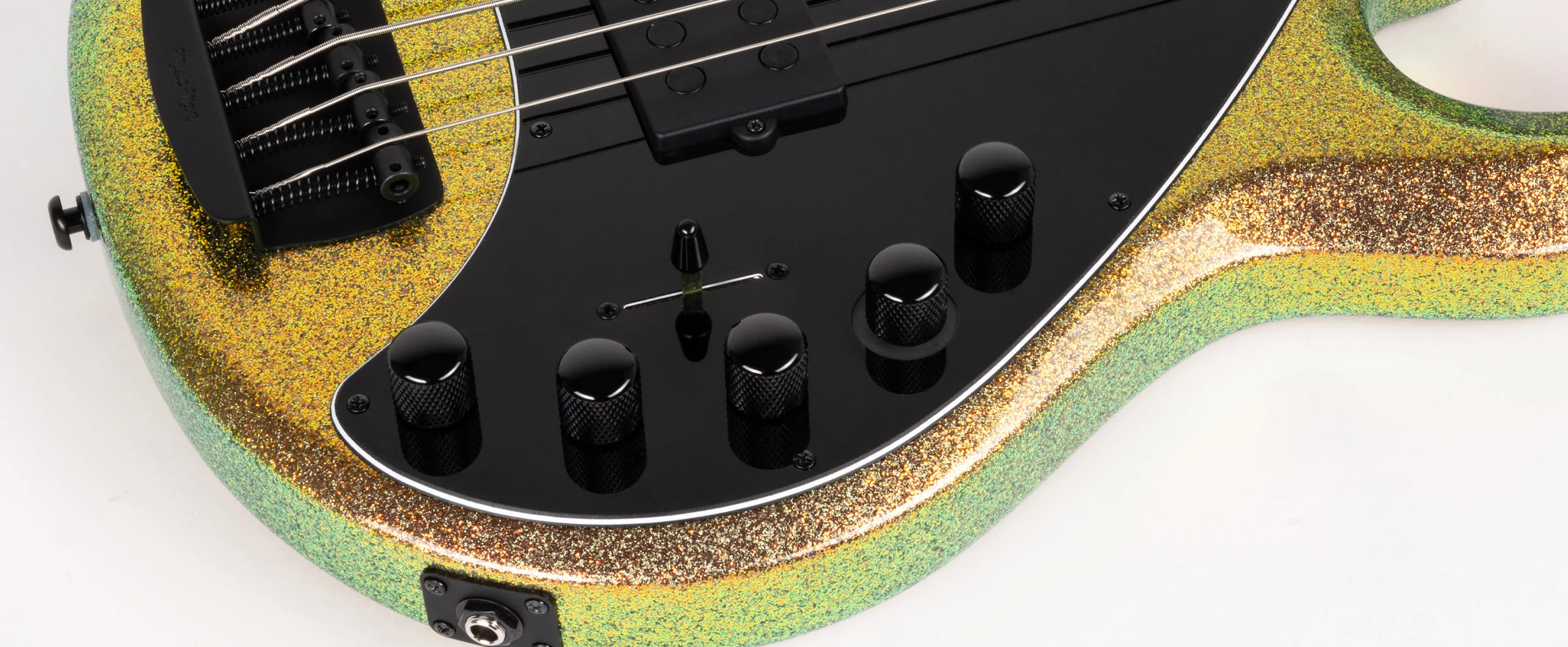 Music Man DarkRay 5 Bass, Gold Bar - Image 4