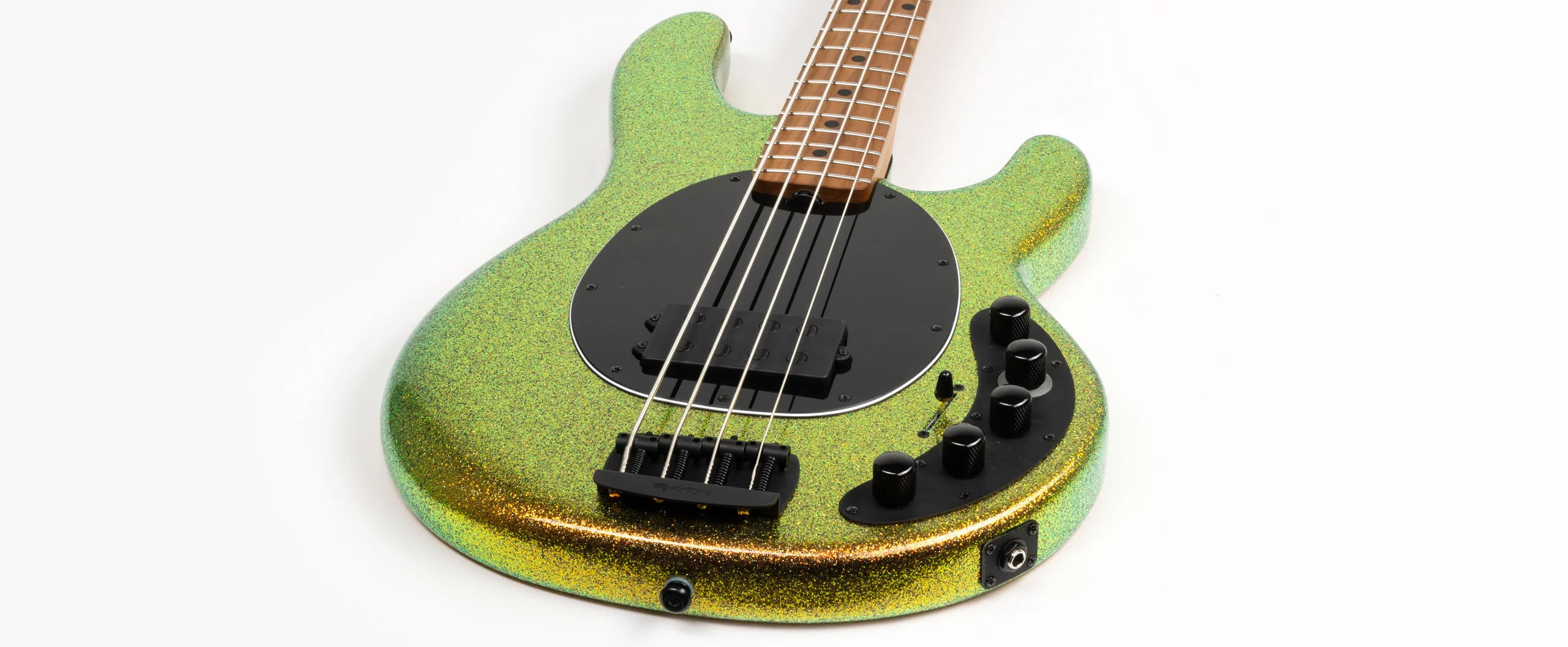 Music Man DarkRay Bass, Gold Bar - Image 4
