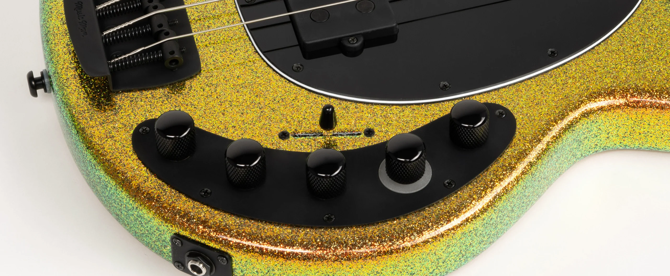 Music Man DarkRay Bass, Gold Bar - Image 5