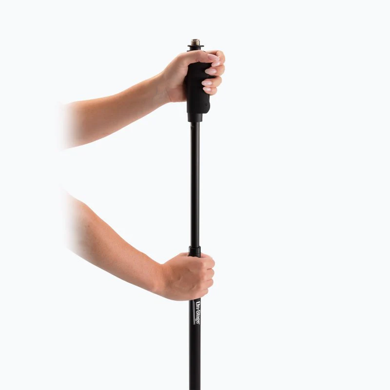 On Stage MS9510 Production-Grade One-Handed Mic Stand with Round Base - Image 6