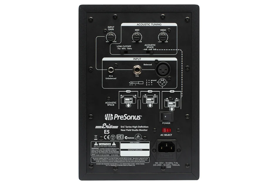PreSonus Eris E5 Studio Monitor (1 Piece) - Image 2