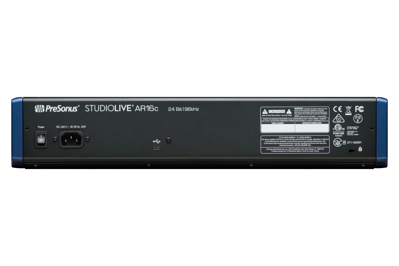 PreSonus StudioLive AR16c Analog Mixer - Image 2
