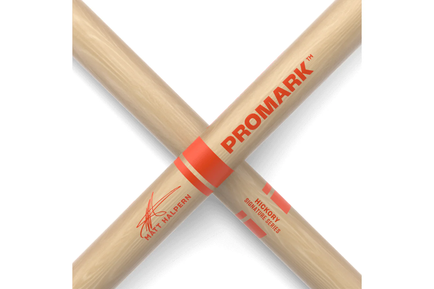 ProMark Matt Halpern TXMHW Hickory Drumstick, Wood Tip - Image 3
