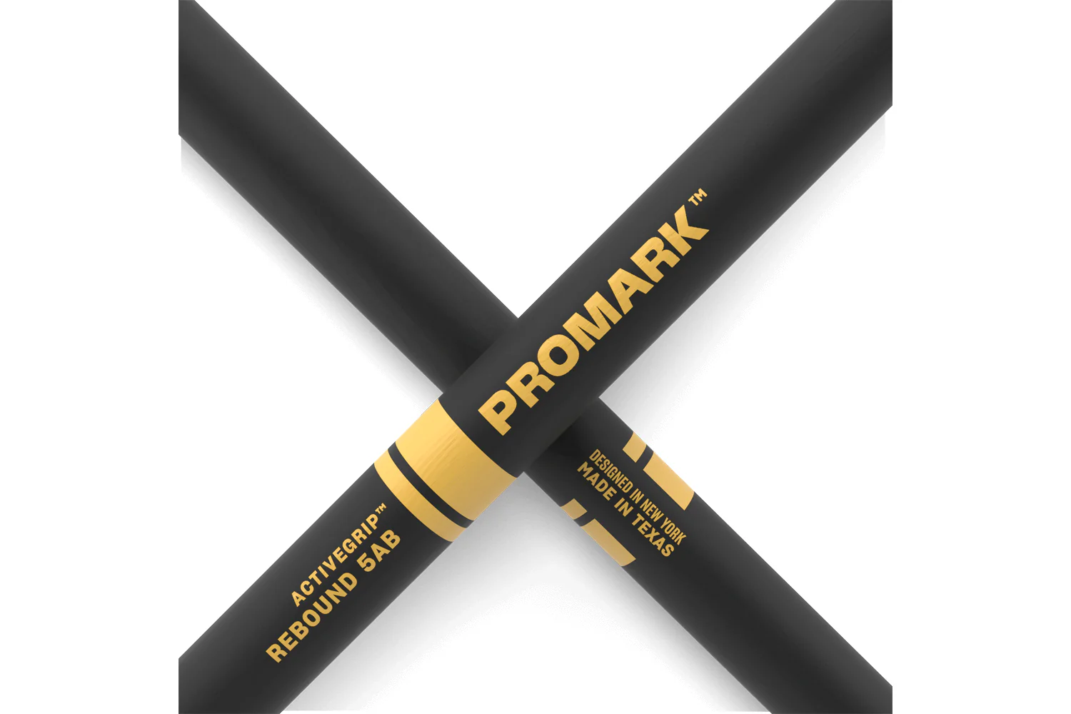 ProMark Rebound 5AB ActiveGrip Hickory Drumstick, Acorn Wood Tip - Image 4