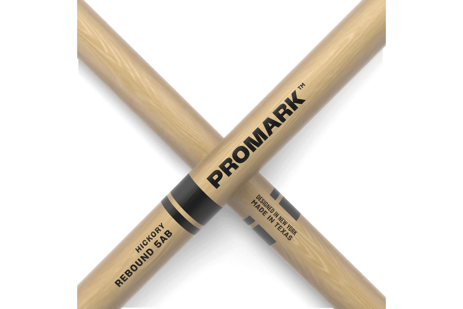 Promark Rebound 5AB Hickory Drumstick, Acorn Wood Tip - Image 4