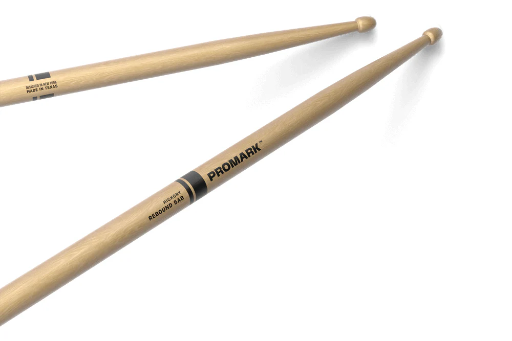 Promark Rebound 5AB Hickory Drumstick, Acorn Wood Tip - Image 5