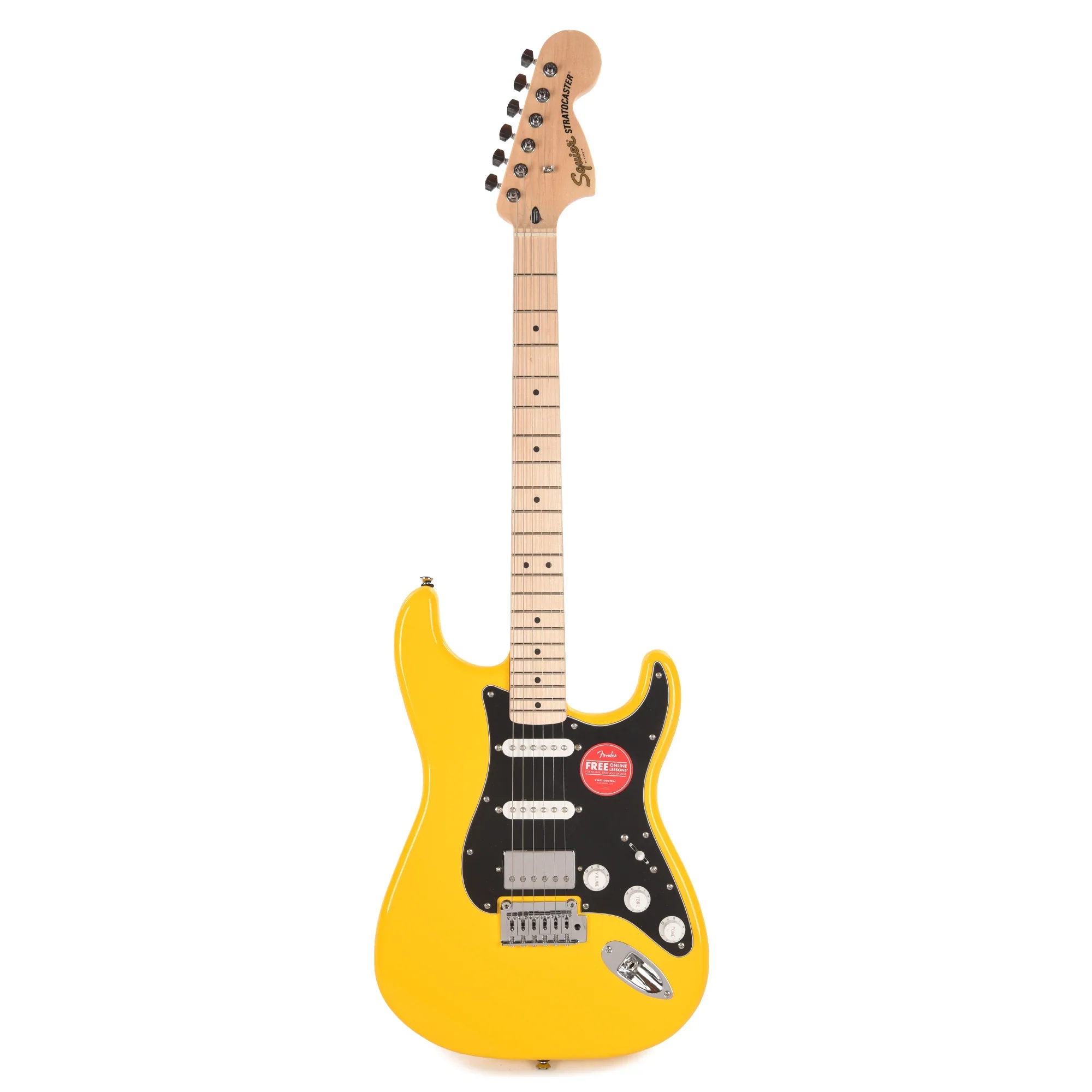 Squier FSR Affinity Series Stratocaster HSS, Graffiti Yellow - Image 2