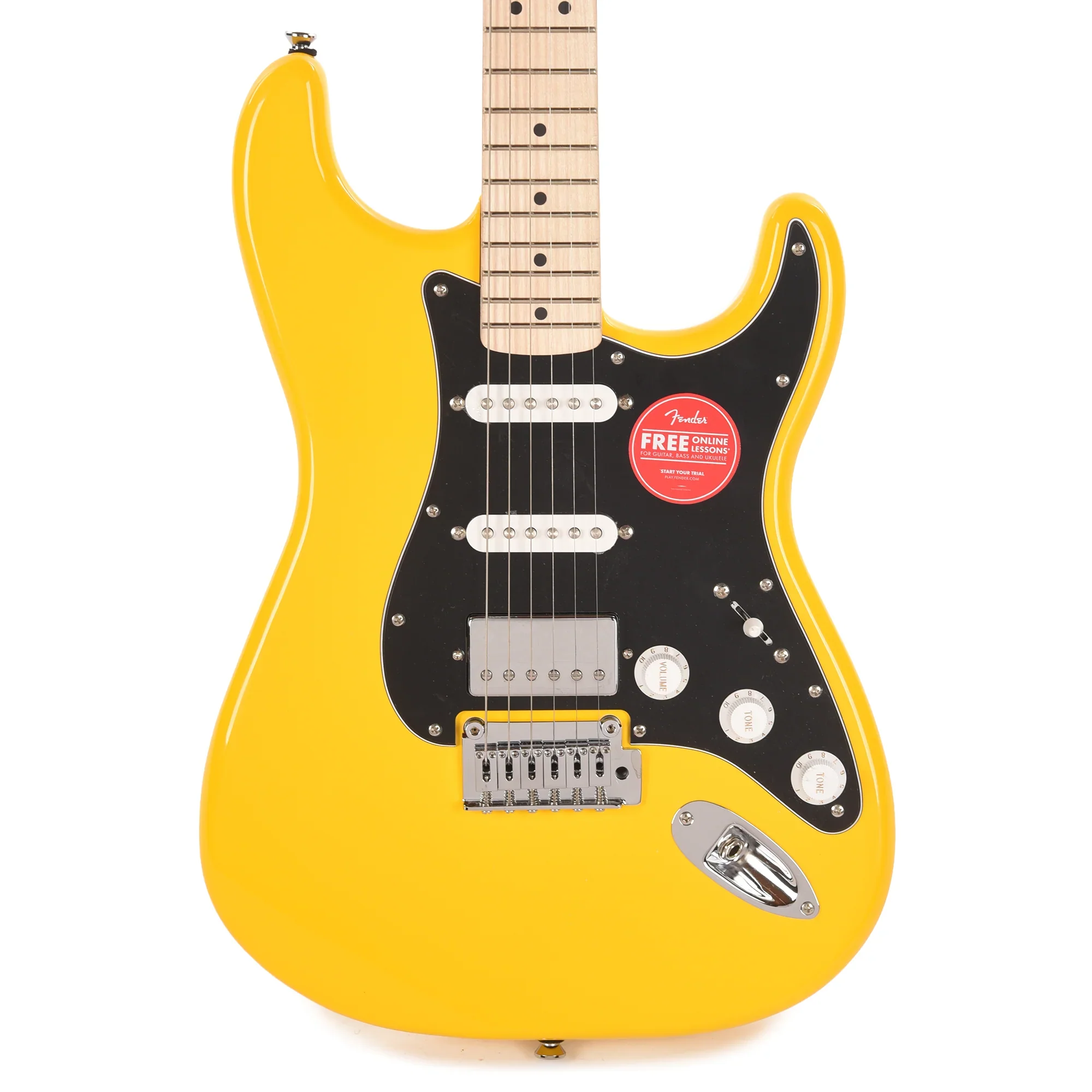 Squier FSR Affinity Series Stratocaster HSS, Graffiti Yellow - Image 4