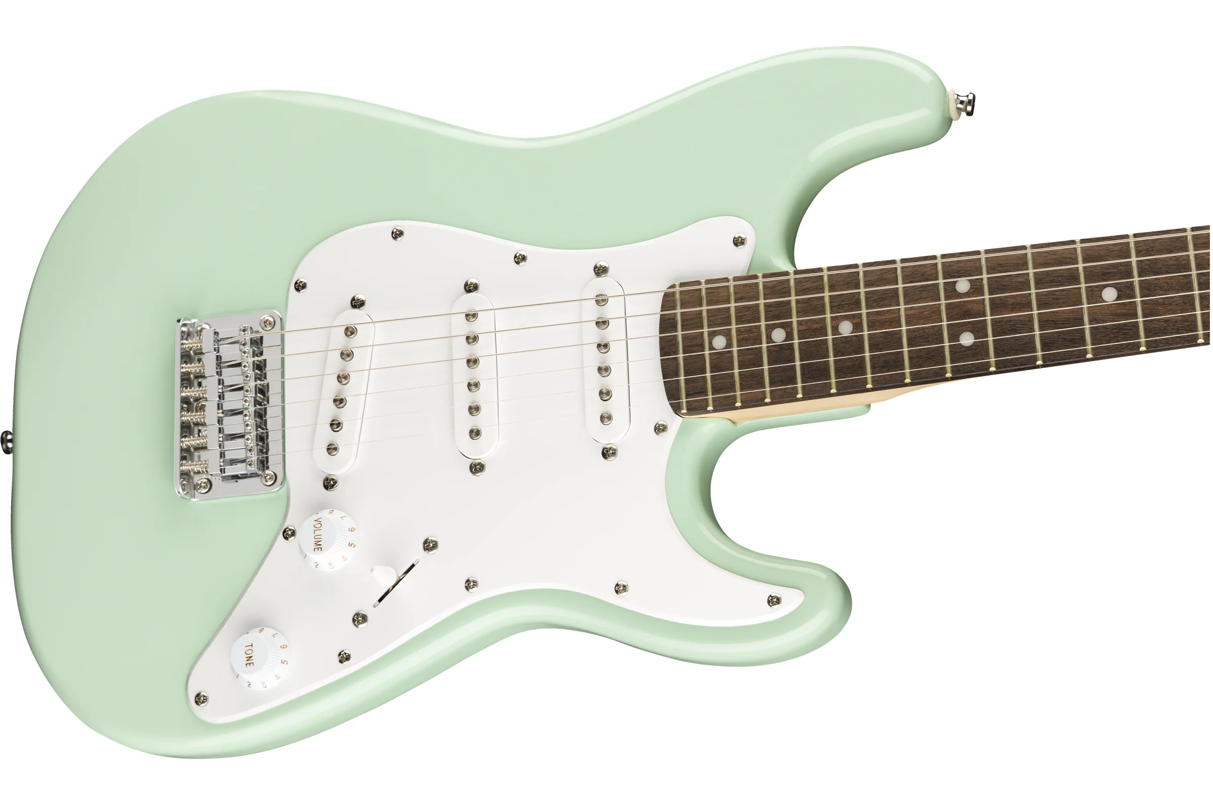 Squier FSR Mini Startocaster, Competition Surf Green - Image 3