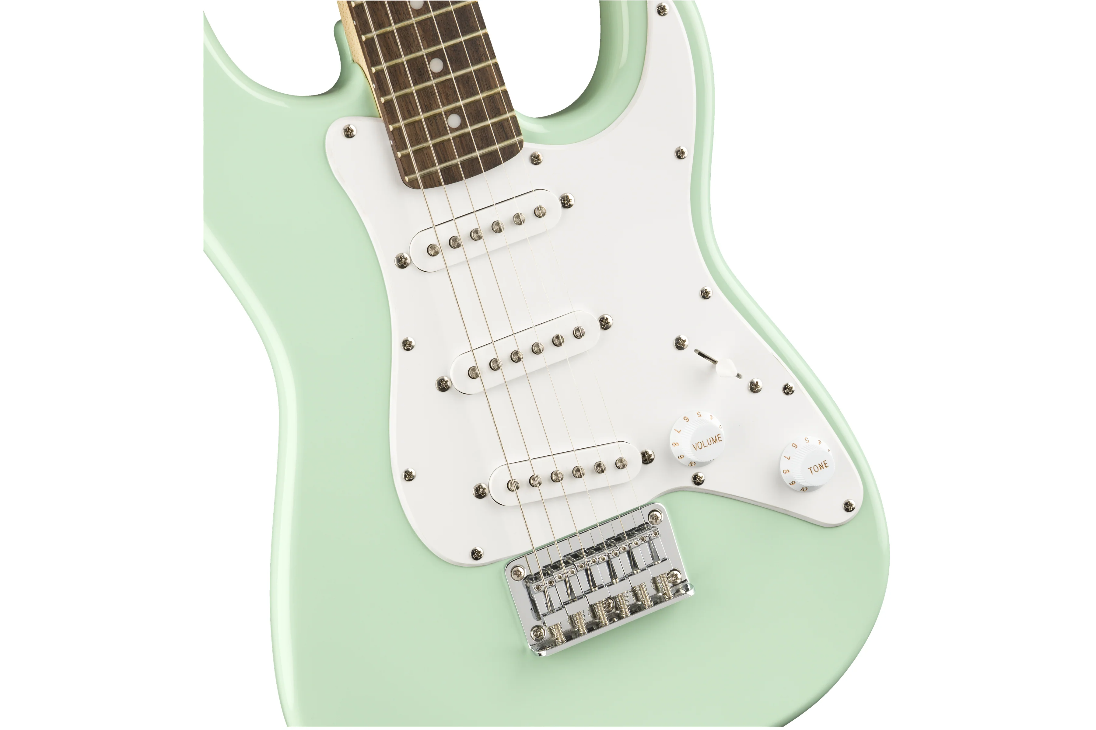 Squier FSR Mini Startocaster, Competition Surf Green - Image 4
