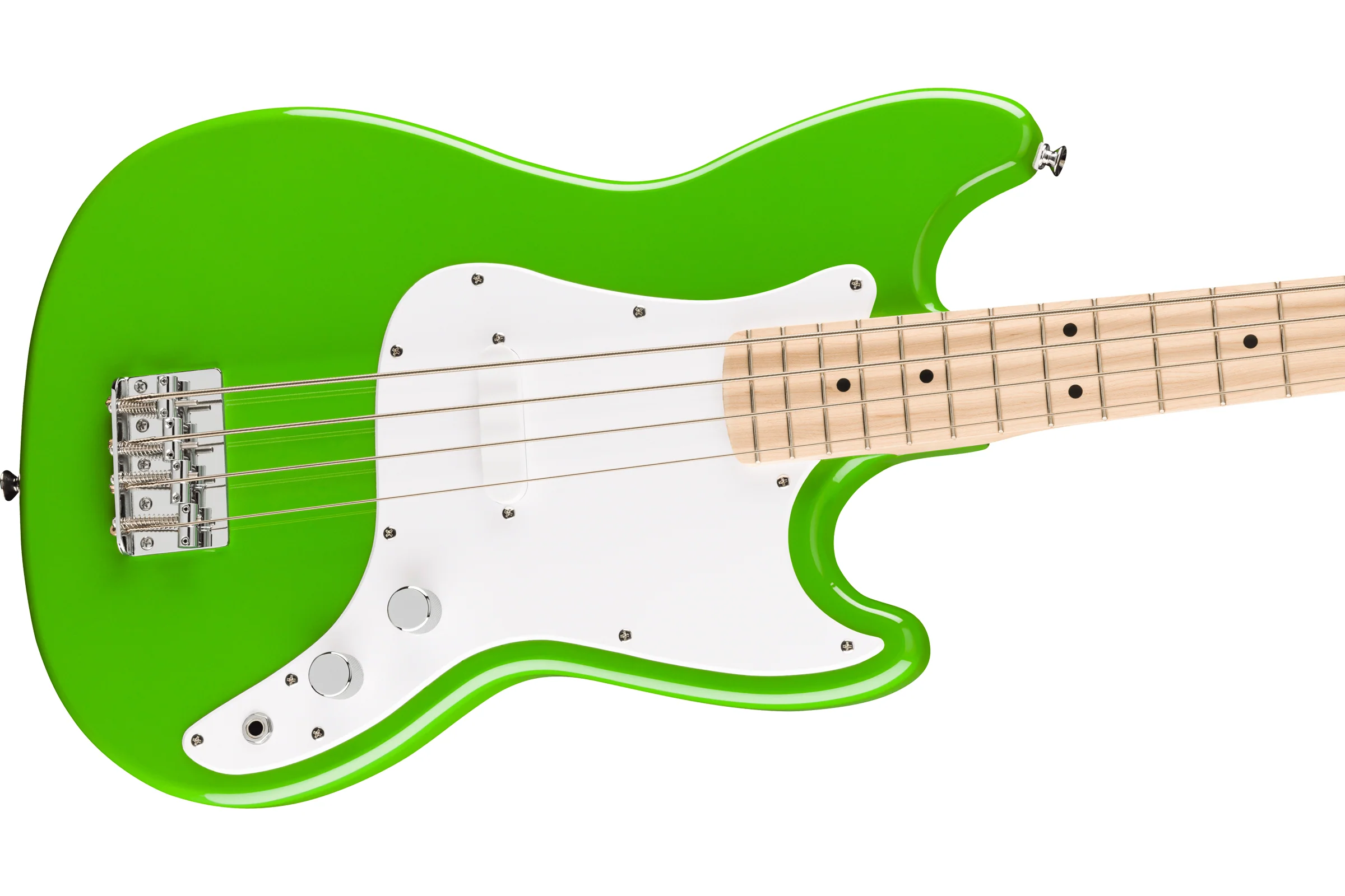 Squier FSR Sonic Bronco Bass, Lime Green - Image 3