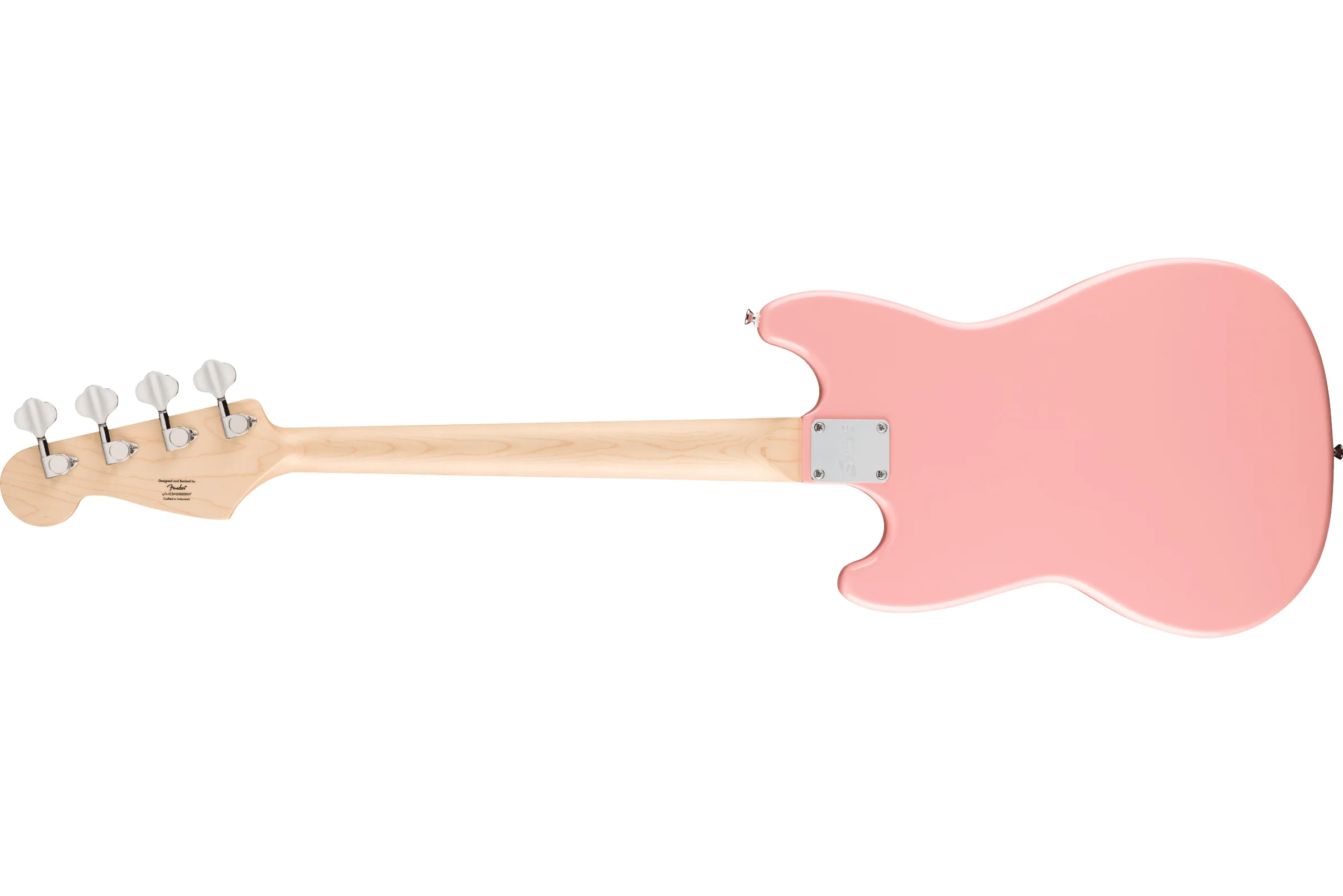 Squier FSR Sonic Bronco Bass, Shell Pink - Image 2