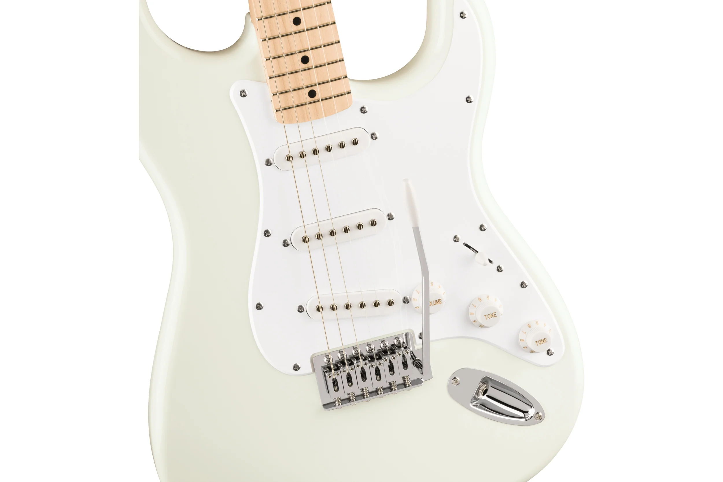 Squier FSR Sonic Stratocaster, Arctic White - Image 4