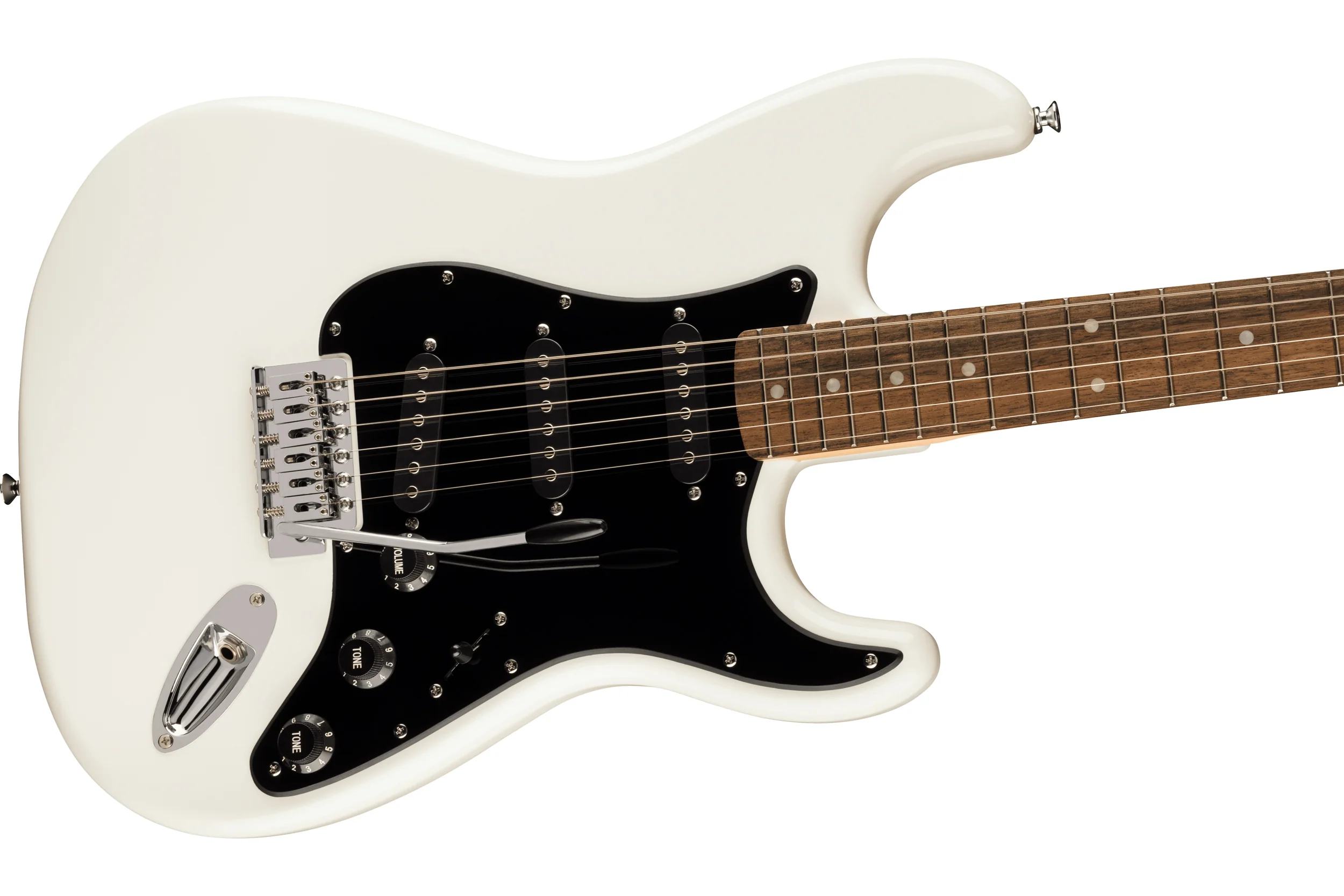 Squier FSR Sonic Stratocaster, Laurel Fingerboard, Arctic White - Image 3