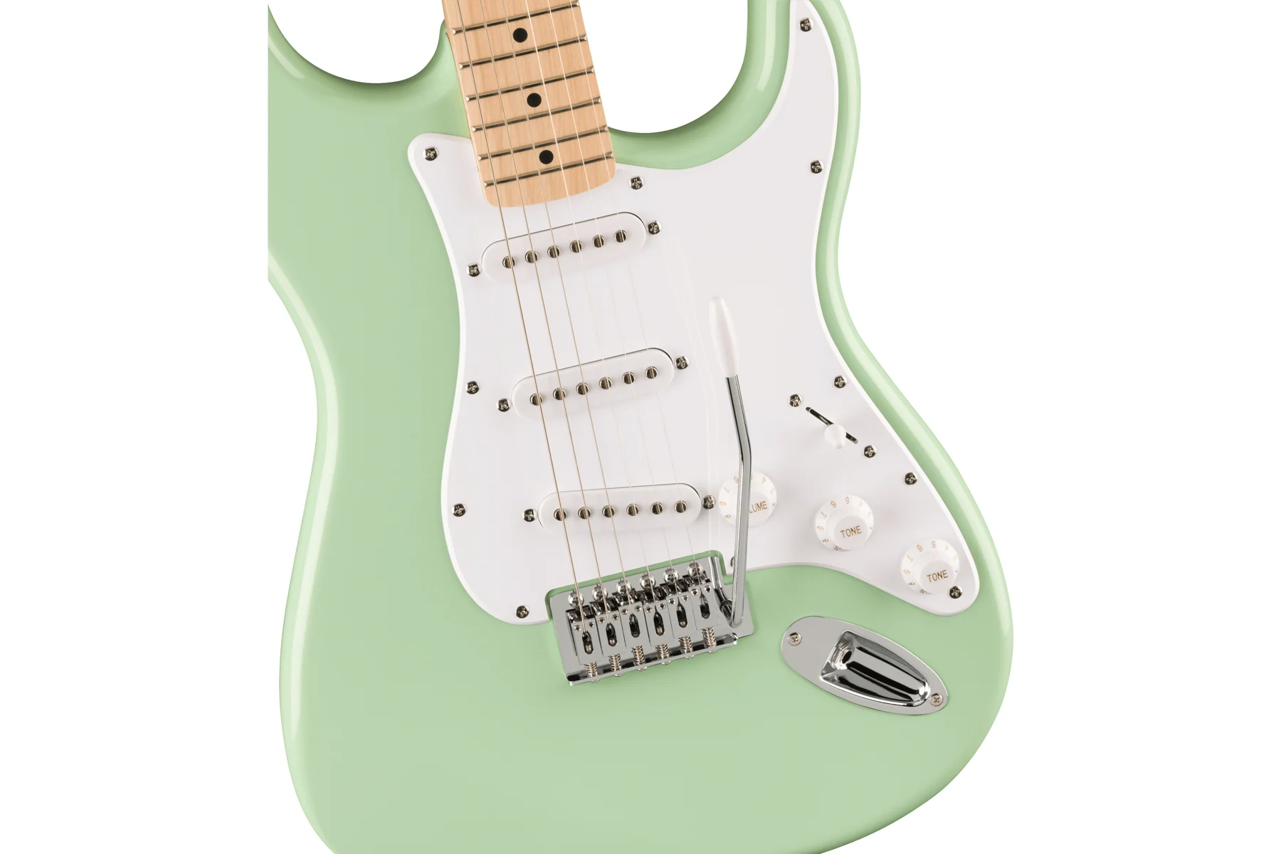 Squier FSR Sonic Stratocaster, Surf Green - Image 4