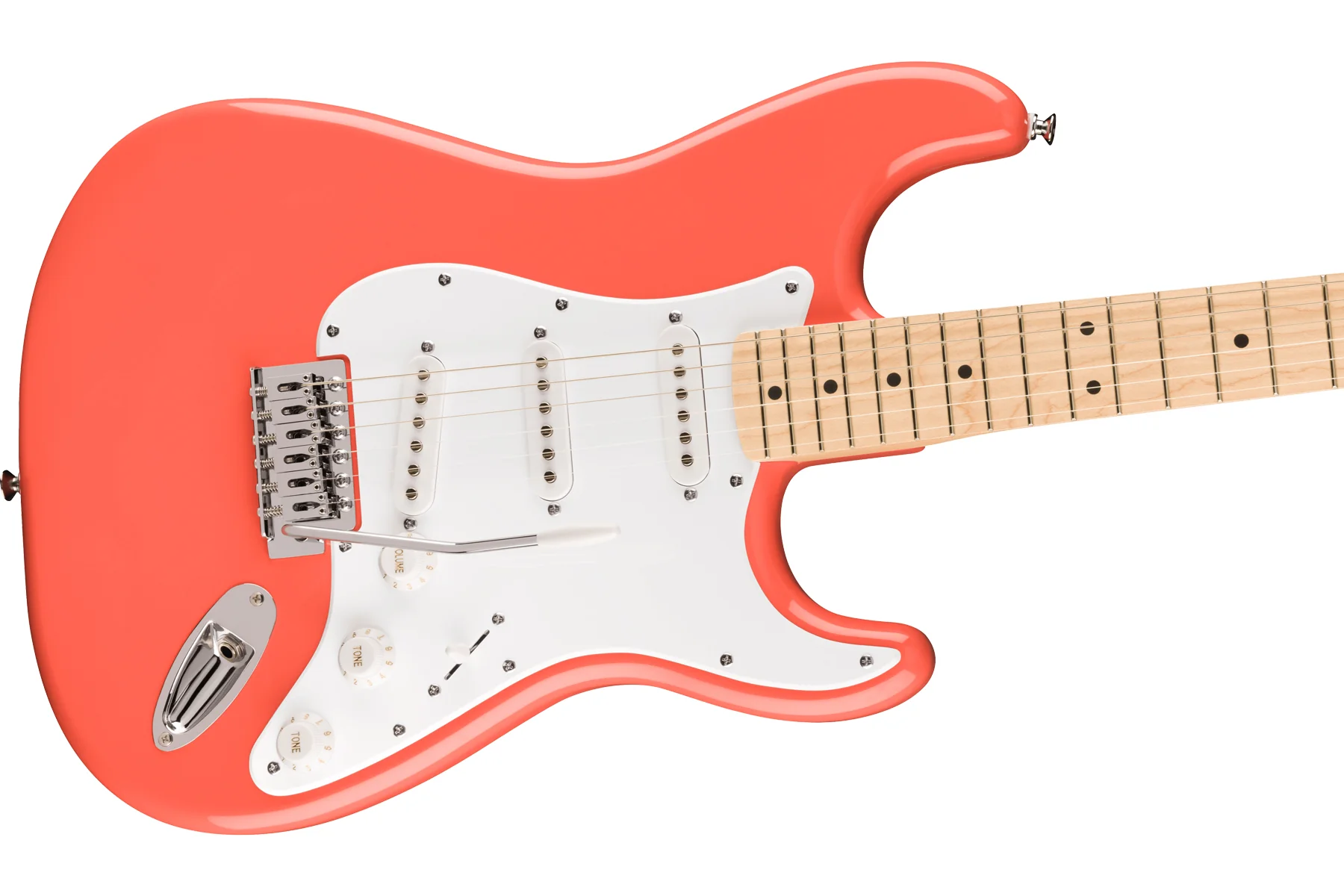 Squier FSR Sonic Stratocaster, Tahitian Coral - Image 3