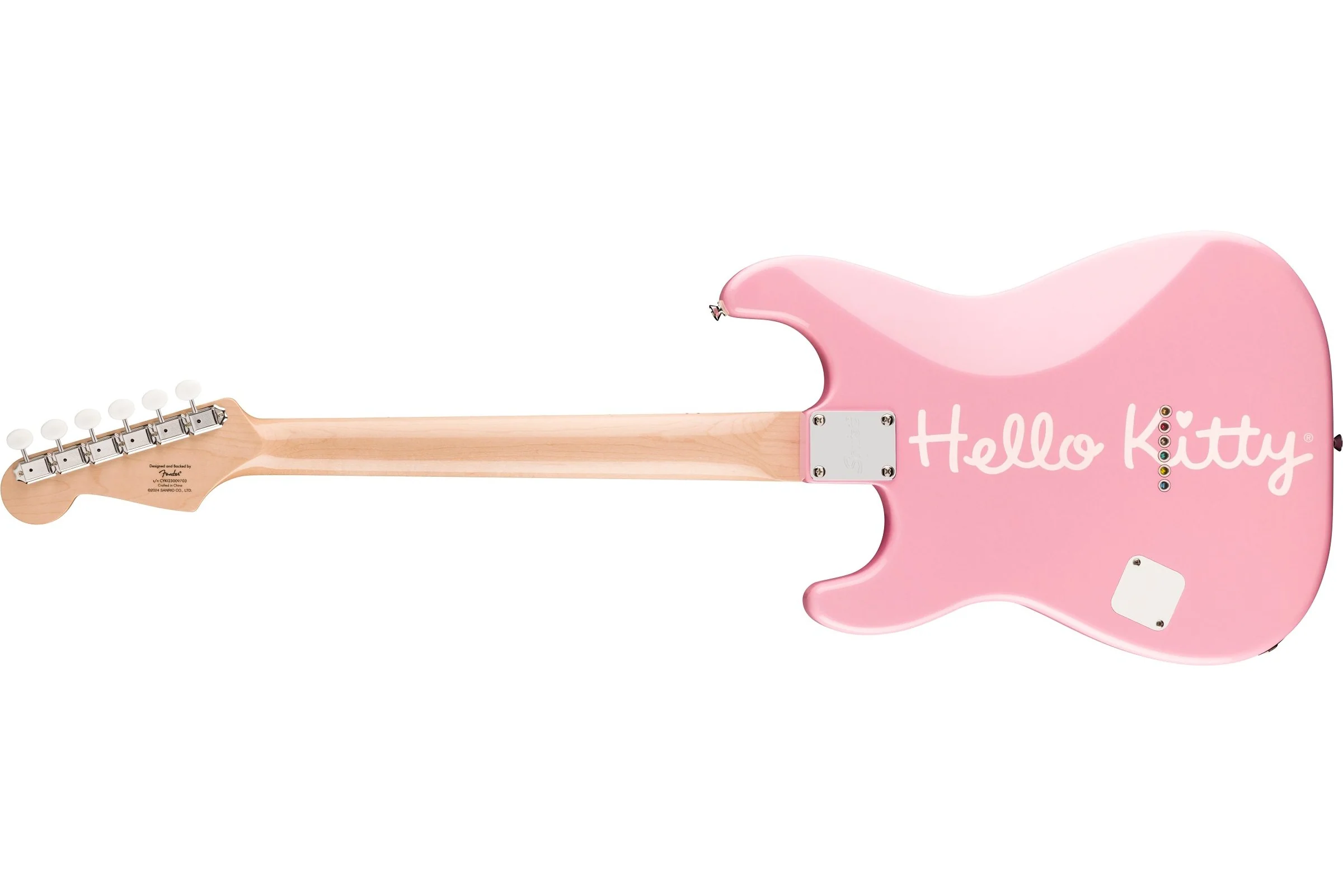 Squier Hello Kitty Pink Stratocaster - Image 2