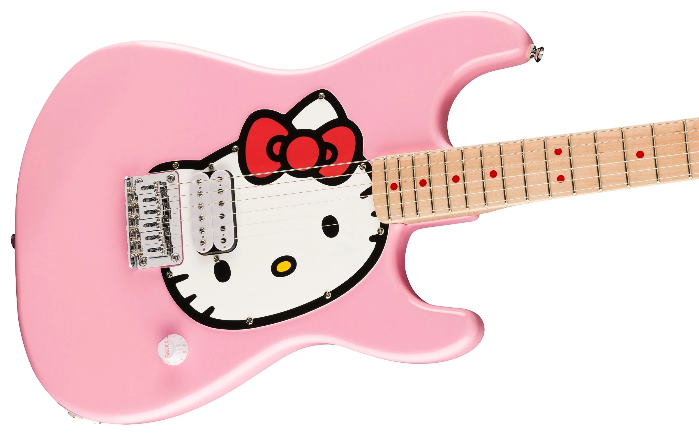 Squier Hello Kitty Pink Stratocaster - Image 3