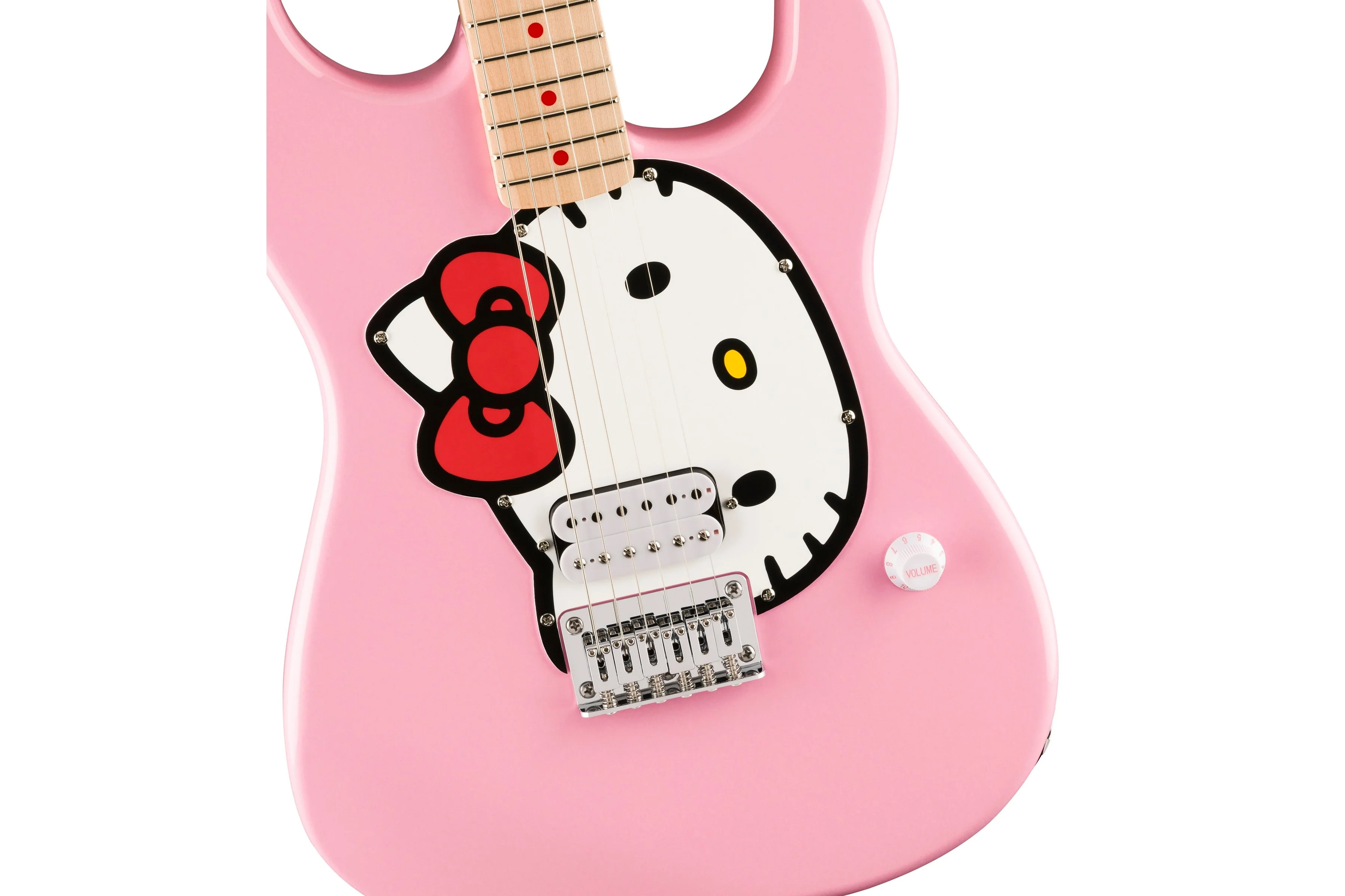 Squier Hello Kitty Pink Stratocaster - Image 4