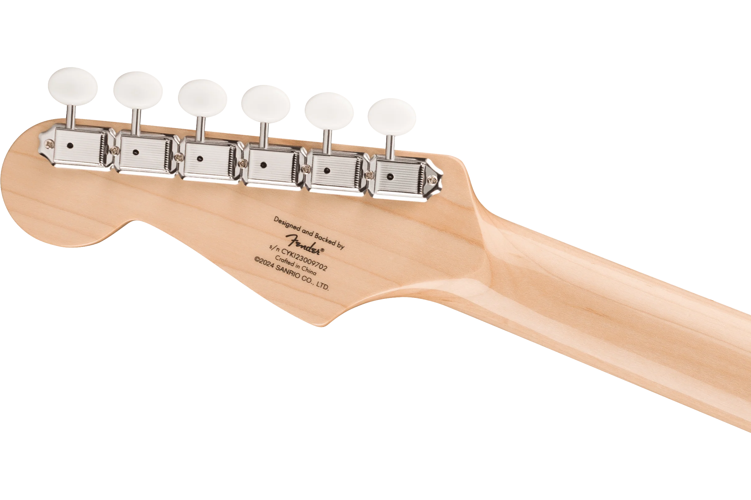 Squier Hello Kitty White Stratocaster - Image 6