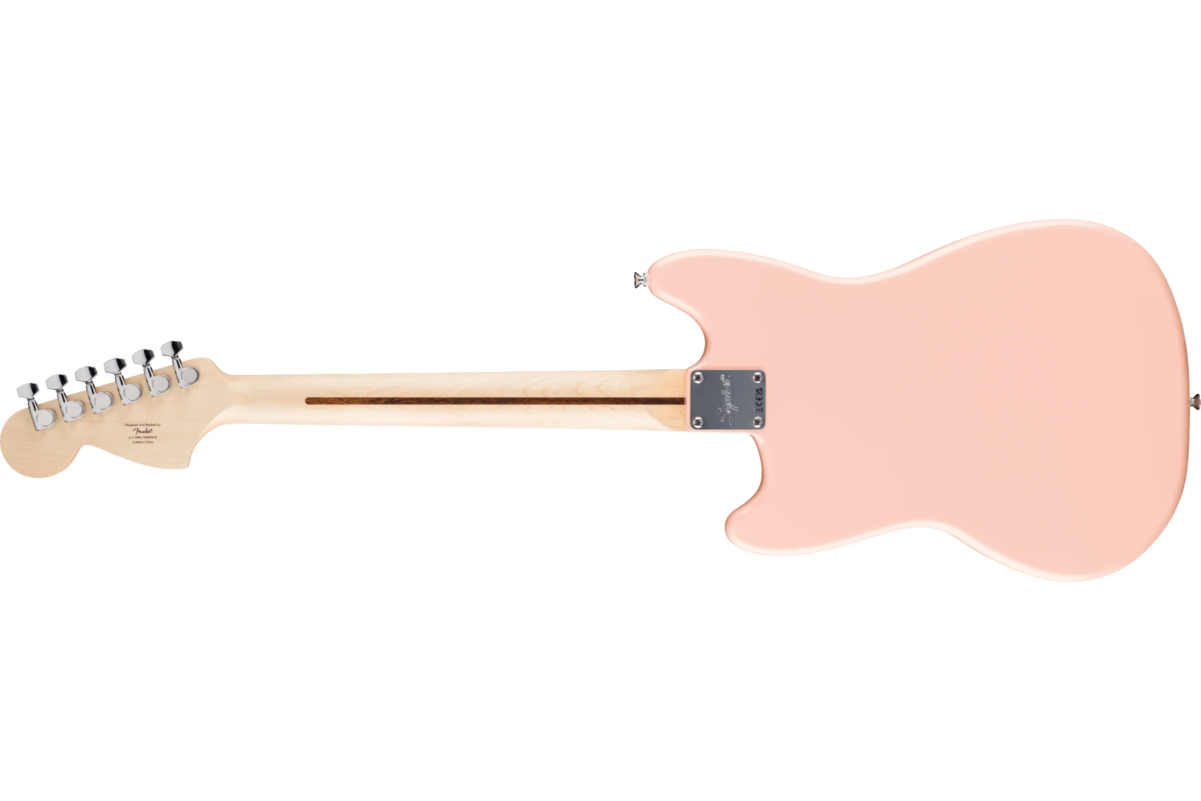 Squier Limited Edition Sonic Mustang, Shell Pink - Image 2