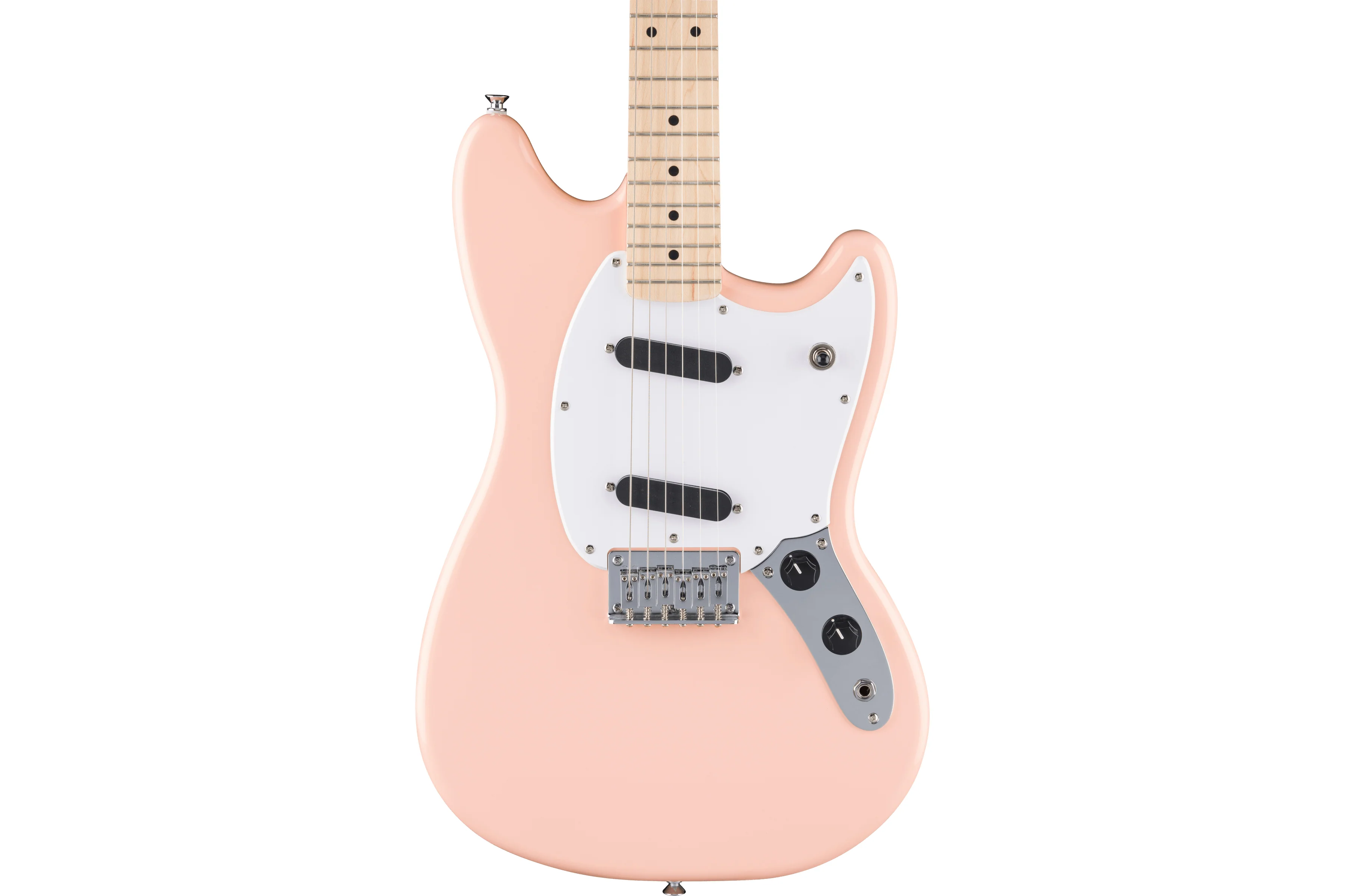 Squier Limited Edition Sonic Mustang, Shell Pink - Image 3