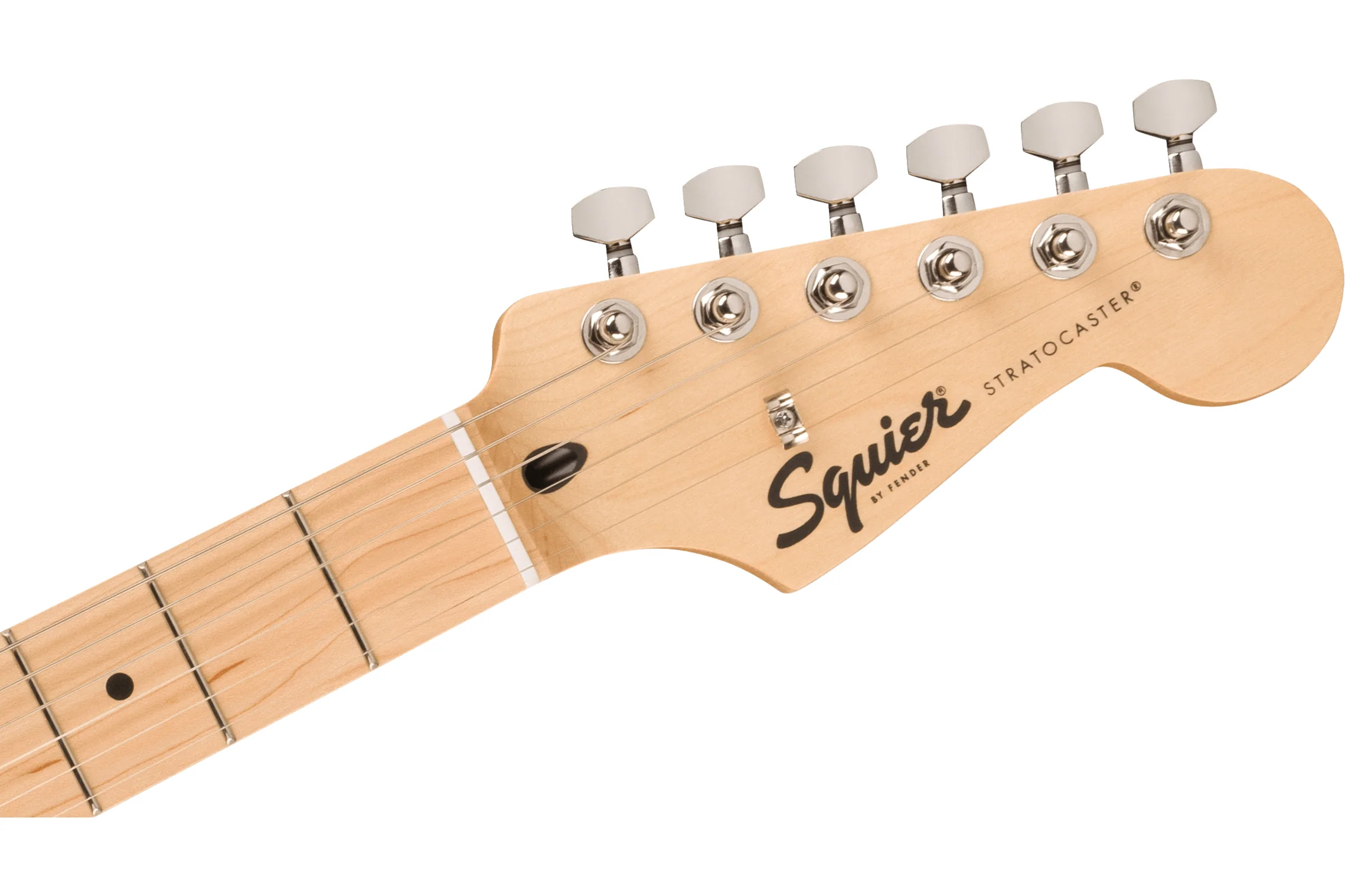 Squier FSR Sonic Stratocaster HSS, Black Pickguard, 2-Color Sunburst - Image 5