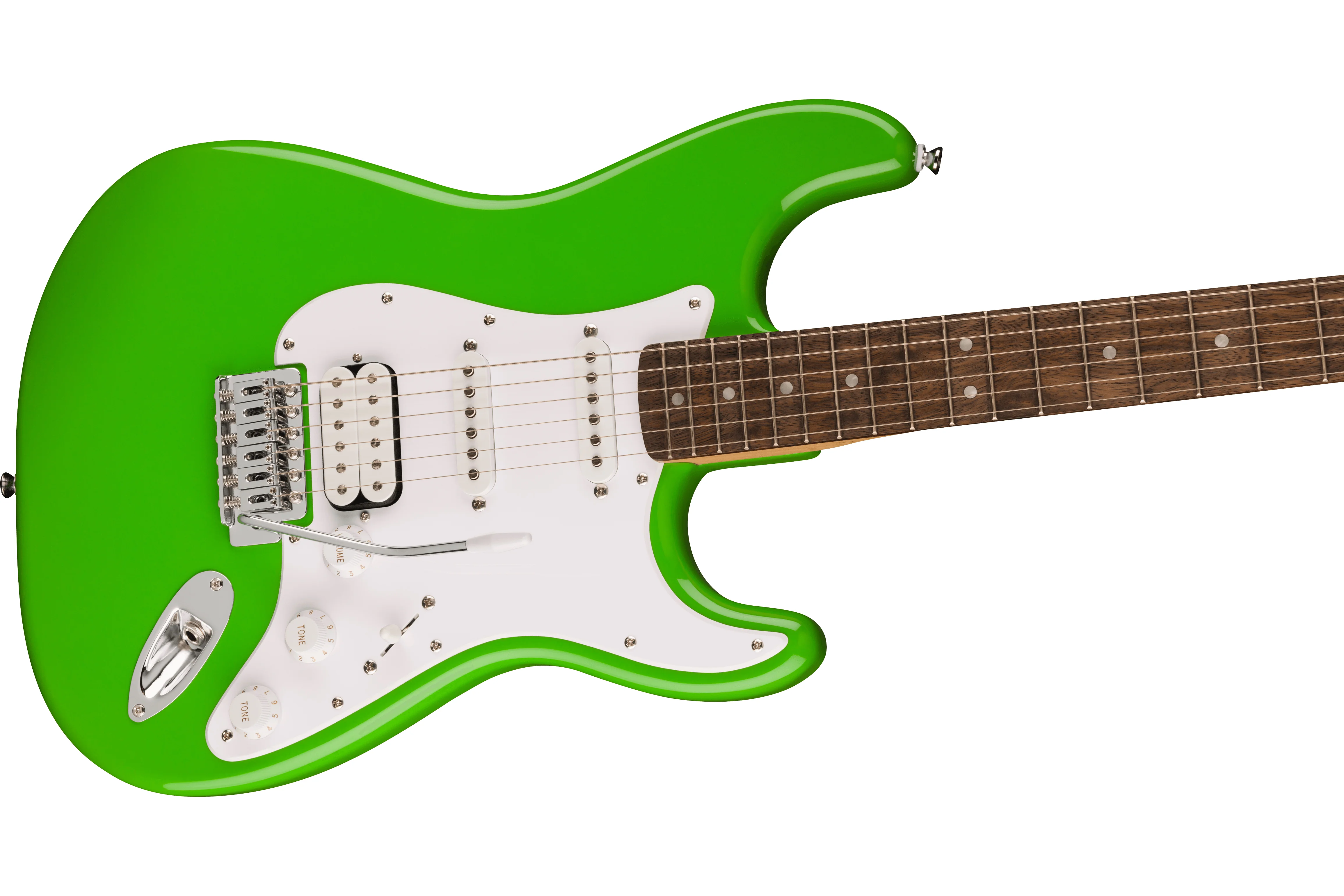 Squier FSR Sonic Stratocaster HSS, Lime Green - Image 3